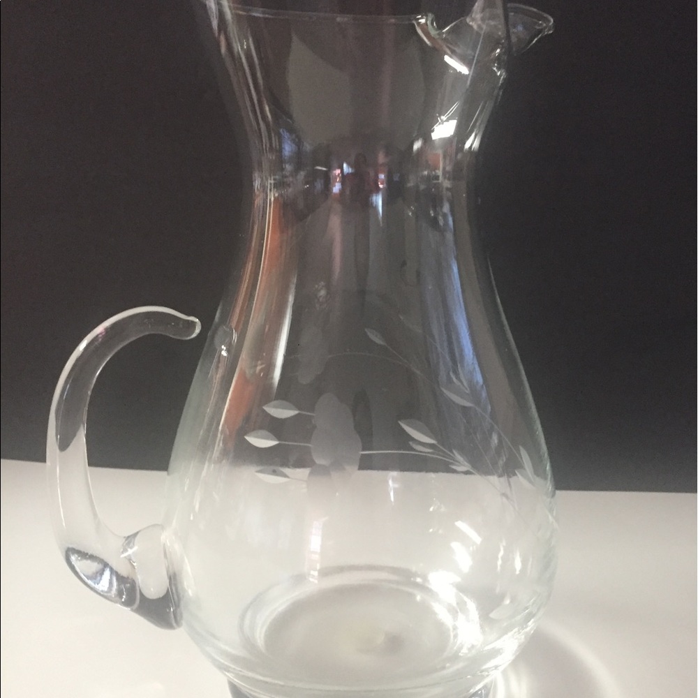 Princess house heritage pattern pitcher 72 oz